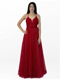 abito impero brillantinato...