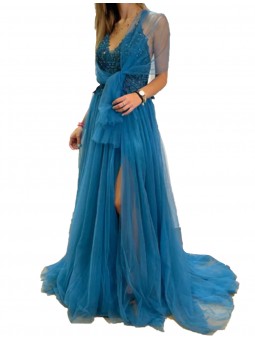 abito in tulle con corpetto...